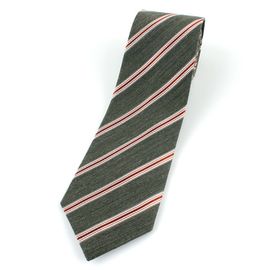 [MAESIO] KSK2526 Wool Silk Striped Necktie 8cm _ Men's Ties Formal Business, Ties for Men, Prom Wedding Party, All Made in Korea